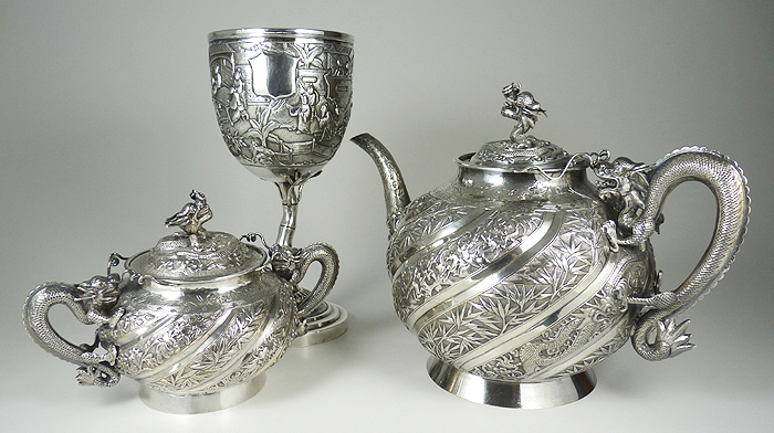 Jeffrey Herman Silversmith: Before & After (Chinese Export Silver)