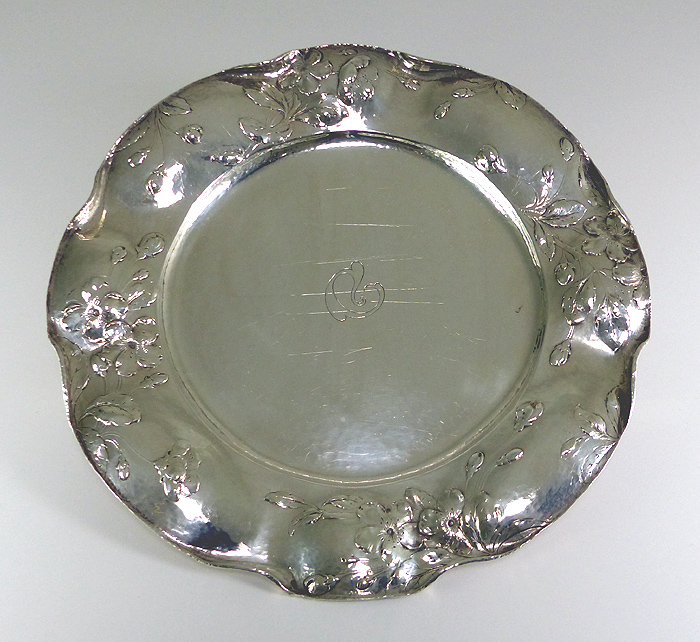 Jeffrey Herman Silversmith Before And After Gorham Martelé Plate